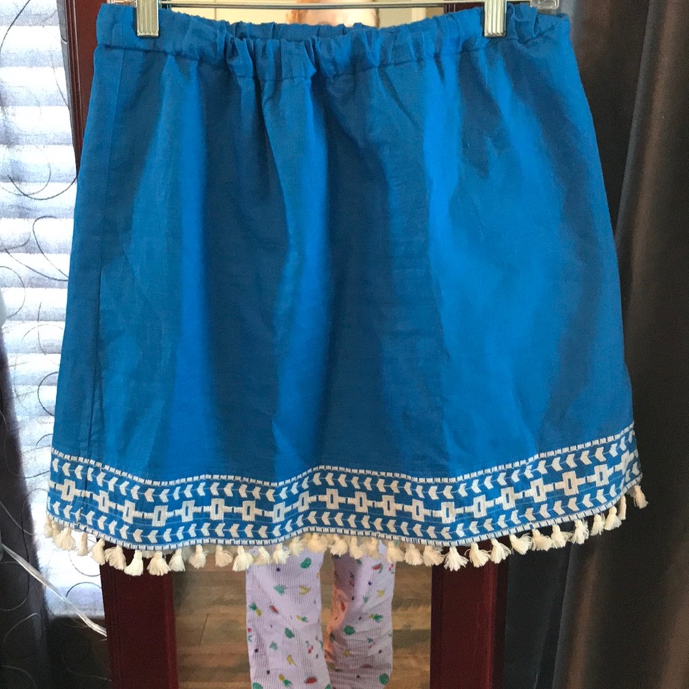 JCrew tassel skirt